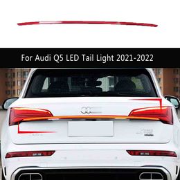 Car Accessories Brake Reverse Parking Running Lights For Audi Q5 LED Tail Light 21-22 Streamer Turn Signal Indicator Rear Lamp