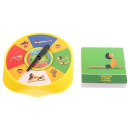 Sets 1 Set Yoga Spinners Yoga Pose Game Fun Exercise Board Game Table Prize Wheel Sensory Play Party Game for Kids Games the whole