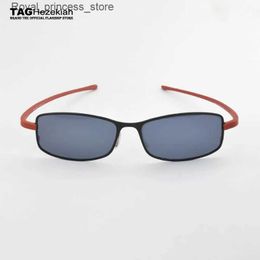 Sunglasses 2024 new brand polarized sunglasses men ultra elastica fashion vintage sun glasses TR90 sunglasses Driving driver TH-0511 UV400 Q240226