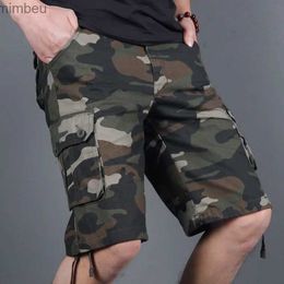 Men's Shorts 2023 Summer Men Army Cargo Shorts Fashion men Casual Camo Printed Shorts Male Camo Multi Pockets Military Shorts 28-38 240226