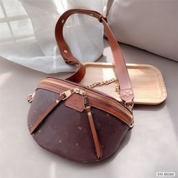 Genuine Leather Belt Bag Fanny Pack Mens Bum Bag Designer Classic Waist Bags Womens Chest Bag Fashion Handbags Pouch Bumbag Wallet Crossbody