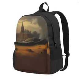 Backpack Powerful Sports Car Male Gothic Mystic Durable Backpacks Polyester Casual School Bags Outdoor Colourful Rucksack