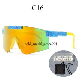 2024 Original Pits VIPERS Sport Google Tr90 Polarized Sunglasses For Men/Women Outdoor Windproof Eyewear 100% UV Mirrored Lens Gift 274