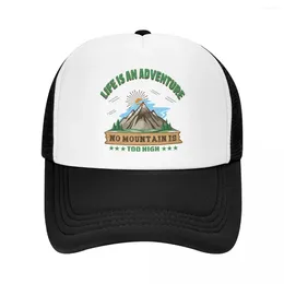 Ball Caps Punk Mountain Adventure Hiking Gift Baseball Cap For Men Women Adjustable Explore Camping Trucker Hat Sun Protection