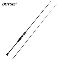 Rods Goture WAVIER Spinning Casting Rod 1.652.59m Trout Rod Ultralight Carbon Fibre 2 Sections Travel Rods Portable Fishing Pole New