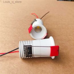 Downlights 5W Dimmable COB Led Recessed Cabinet MINI Spot light 220V-240V Ceiling Lamp Mini LED downlight Driverless Bulb YQ240226