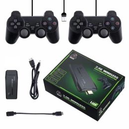 Players Video Game Console 2.4G Double Wireless Controller Game Stick 4K 10000 Games 64 32GB Retro Games for PS1/GBA Boy Christmas Gift