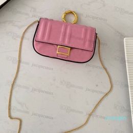 top quality 3D womens fashion mini vintage chain bags designer small baguette belt sheepskin embossing shoulder bag hangable bag p206d
