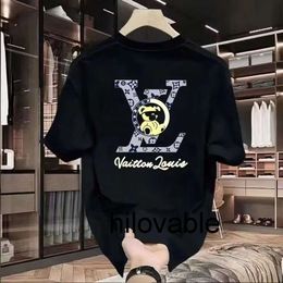 Fashions hilovable T-shirt for men new Korean style trendy half sleeved clothing for summer mens T-shirt with a base long velvet design and a sense of niche Instagram