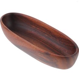 Plates Dessert Tray Acacia Wood Dried Fruit Plate Snack Salad Bowl Solid Wooden Bowls Small