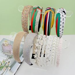 Display Acrylic Headband Holder Hair Accessories Organizer Clear Stand for Girls Clear Hair Ties Holder Headband Display Stand