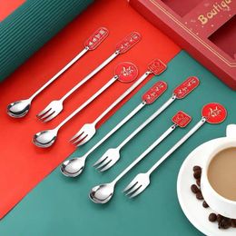 Coffee Scoops Spoon High Quality Health And Hygiene Unique Design Durable Feel Comfortable Kitchen Utensils Fork Elegant Festive