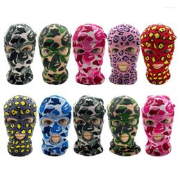 Berets Fashion Balaclava 2/3-hole Ski Mask Full Face Camouflage Winter Hat Party Special Gifts For Adult