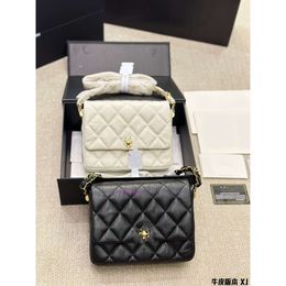 chanells designer generous 23K thick chain square fat cf bag lazy casual and good back ladies fashion bag 20*16cm