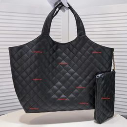 Hot Sale Sac Luxe Original Icare Maxi Shopping Tote Bags Mirror Quality Shoulder Handbag Real Leather Quilted Purse Crossbody Designer Luxury Bag Dhgate New