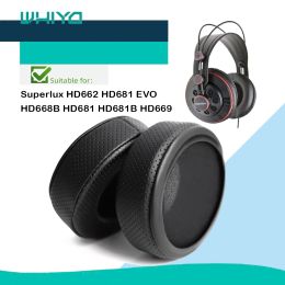 Accessories Whiyo Replacement Ear Pads for Superlux HD662 HD681 EVO HD668B HD681 HD681B HD669 Headphones Cushion Sleeve Velvet Earmuffes