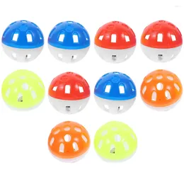 Other Bird Supplies 10 Pcs Hollow Bell Ball Toys Parakeets Bells For Parrots Cockatiels Plastic Cage