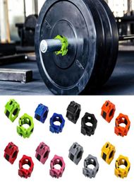 1 Pair Weight Lifting Spinlock Barbell Collar Gym Body Building Training Dumbbell Clips Clamp Fitness Gym Equipment Accessories8755017