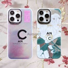 Cell Phone Cases Fashion C Designer for Iphone 15 14 Pro Max Plus 13 12 11 Case Silicone Women Mobile Shell 240219