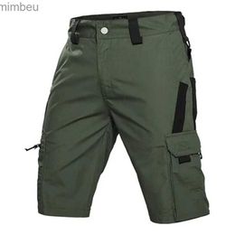 Men's Shorts Camouflage Cargo Shorts Mens Summer Quick Drying Multiple Pockets Military Pants Outdoor Hiking Fishing Thin Shorts Male Jogger 240227