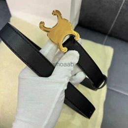 Belts Luxury Designer Belt for Women Genuine Leather Cowhide Width 2.5cm Men Designers Belts Golden Buckle Silver Womens Waistband Cintura 240226
