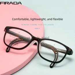 Sunglasses Frames FIRADA Fashion Comfortable Glasses Boys Vintage Transparent Eyewear Girls Optical Prescription Eyeglasses Frame Children M5851ET