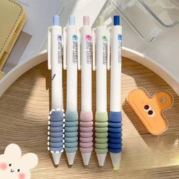 Morandi Color Soft Grip Gel Pens Mixed Load Kawaii Aesthetics Student Exams Stationery Ballpoint Pen School Supplies