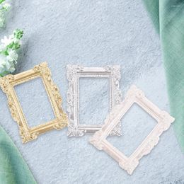 Frames 6pcs 9pcs DIY Mini Vintage Gold Picture Resin Crafts