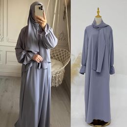 Ethnic Clothing Eid Djellaba Abaya Muslim Women Hijab Maxi Dress Turkey Kaftan Dubai Saudi Islamic Ramadan Arab Robe Femme Jalabiya Caftan