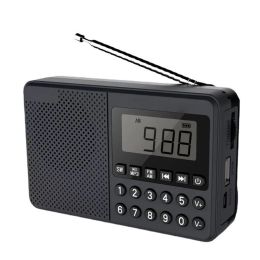 Players FM/AM/SW MP3 Music Player Dual Antenna Full Band Radio Receiver LED Digital Display 2.1 Channel Support USB Stick/TF Card