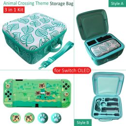 Bags Cute Storage Bag Animal Crossing for Nintendo Switch OLED Portable Carrying Case Nintend Switch OLED Game Accessories