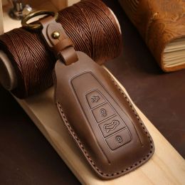 Luxury Car Key Case Cover Genuine Leather for Geely Boyue Emgrand Bonjour