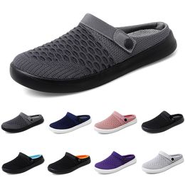 Mesh Cushion Slip-on Summer Women Walking Shoes Black Pink Purple GAI Platform Slippers Wedge Female Sneaker sport