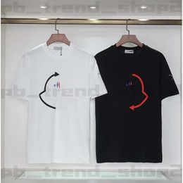 Designer Men's T-shirt Brand Embroidery Small Label Street Trend Men Women Pure Cotton T-shirt Classic Black and White Loose Top T-shirt Asian Size S/M/L/XXL 815