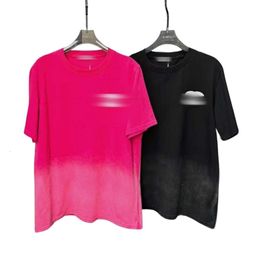Channel Designer T-shirt Luxury Fashion For Women T-Shirt End Pad Dyed Halo Wash Short Sleeved T-shirt Womens Summer Loose Slim Appearance Trendy