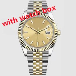 Sapphire automatic watch women plated gold aaa watches top V3 solid clasp president montre de luxe vintage stainless steel mens watch plated gold silver SB014 B4