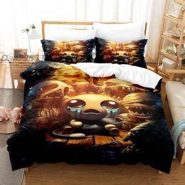 sets The Binding of isaac Bedding Set Single Twin Full Queen King Size Bed Set Aldult Kid Bedroom Duvetcover Sets 3D Print Anime