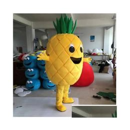 Mascot Costumes Hallowee Pineapple Costume Cartoon Theme Character Carnival Adt Unisex Dress Christmas Fancy Performance Party Drop Dhwk9