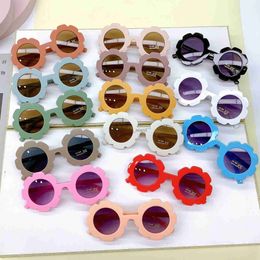 Sunglasses Frames 2023 new cute childrens frosted glasses color series baby sunglasses