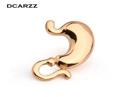 Rose Gold Anatomical Stomach Pins Metal Medical Brooch Badge for DoctorNurseGastroenterologist Gift Anatomy Jewellery Whole3880986