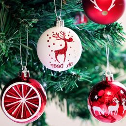 Christmas Decorations 20Pcs Ball Set Durable Easy To Instal Lightweight Tree Hanging Festive