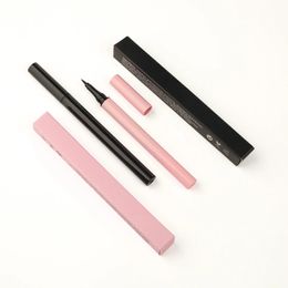 Privatetikett flytande eyeliner Custom Waterproof Quickdrying Longlasting Nonsmudged Eye Makeup Bulk Pink Tube Black Box 240220