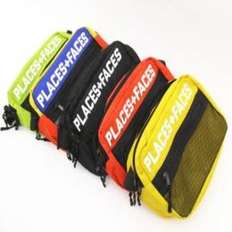 Brand New Places Faces 3M Reflective Skateboards Bag P F Message Bags Casual Men And Women Hip-hop Shoulder Bag Mini Mobile Phone 271T