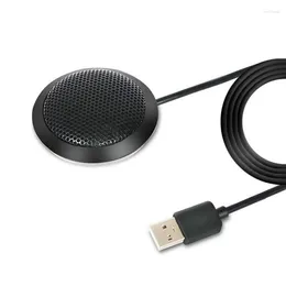 Microphones Omnidirectional Condenser Microphone Mic USB Connector For Voice Chat Meeting Business Conference Desktop Computer