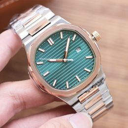 Rose Gold Watch Mens Designer Watches Automatic Mechanical Movement Watch 43mm Stainless Steel Strap Luxury Waterproof High Quality Wristwatch Montre de luxe