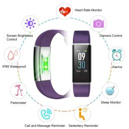 Wristbands ID130 Colour Smart Wristband Heart Rate Watches Smart Bracelet Fitness Tracker Smart Band