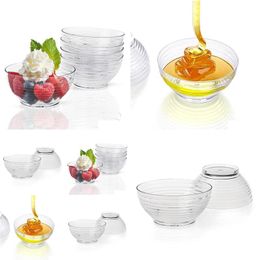 Other Disposable Plastic Products 40 Pieces - Party Supplies Disposable Plastic Tableware 2Oz/2.8X1.4In60Ml/72X35Mm Mini Dessert Bowl Otfvm