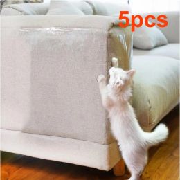 Scratchers 5pcs Furniture Protectors Cats Scraper Cat Scratching Post Durable Sticker Training Tape Anti Pet Scratch Paw Pads Couch Sofa