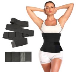 Wrap Waist Trainer Shaperwear Belts Women Slimming Tummy Belt Corset Top Stretch Bands Cincher Body Shaper Wraps7153216