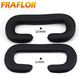 Accessories 6mm / 18mm VR Headset Video Glasses Sponge Face Eye Masks Foam PU Pads Liner Cover Mat For HTC VIVE Headset VR Goggles Can Reuse